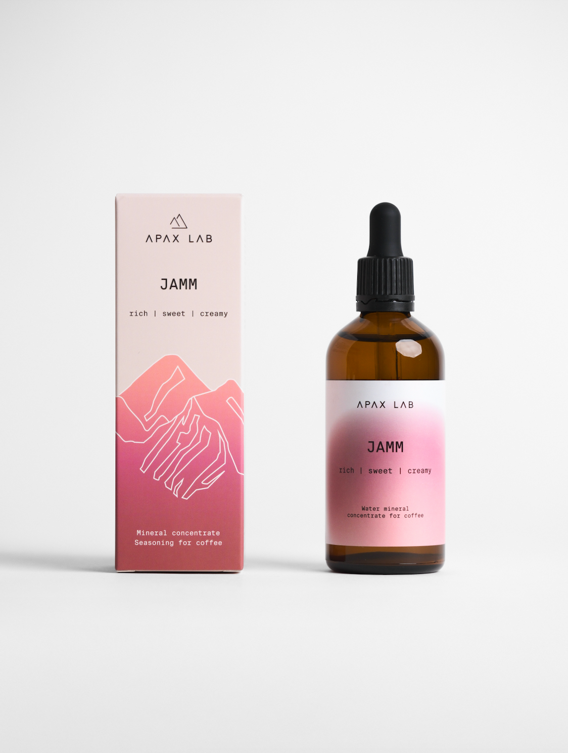 water for coffee mineral concentrate Jamm bottle