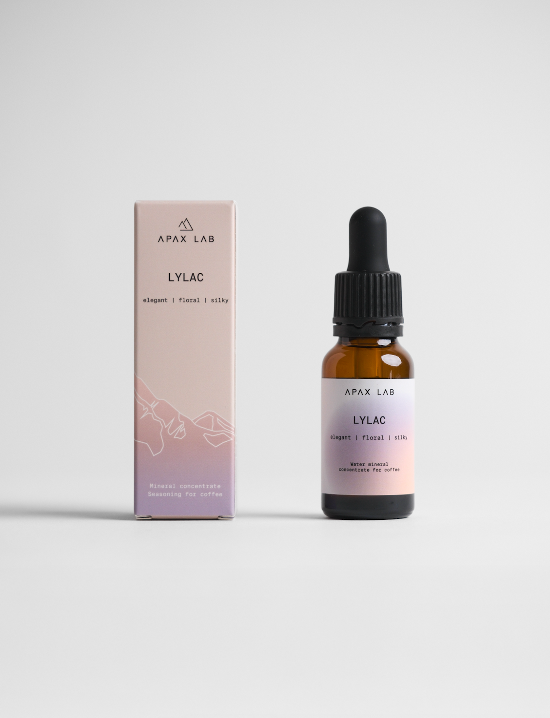 water for coffee mineral concentrate Lylac bottle