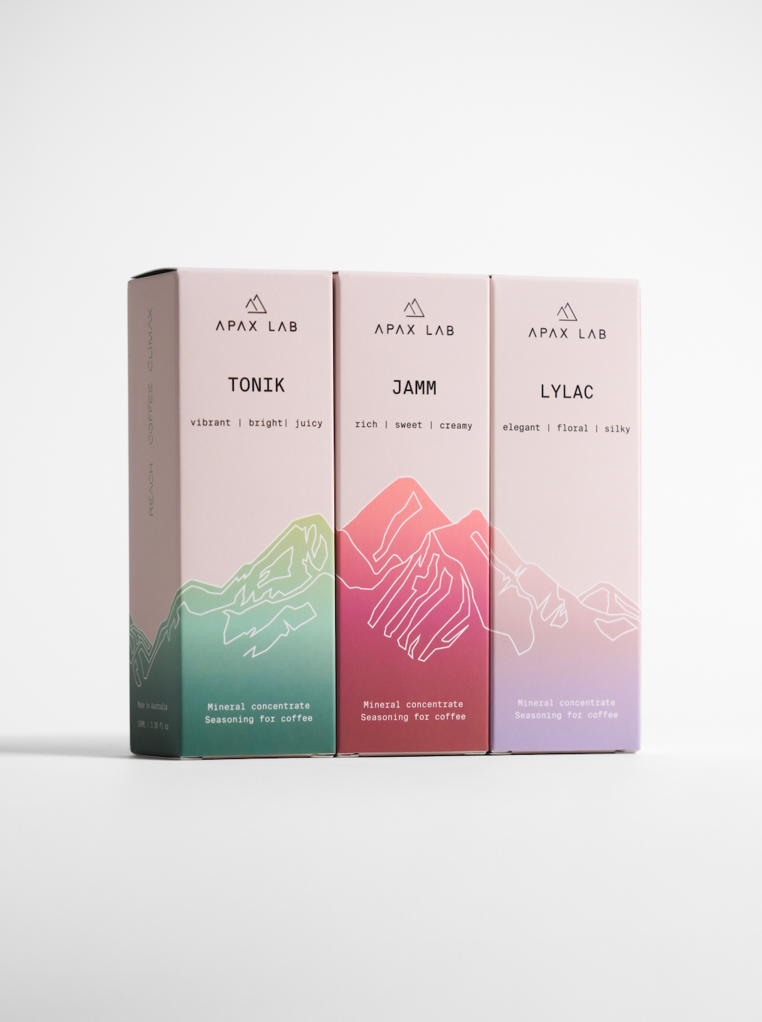 water for coffee mineral concentrate tuck boxes