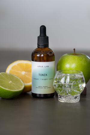 water for coffee mineral concentrate Tonik profile lime